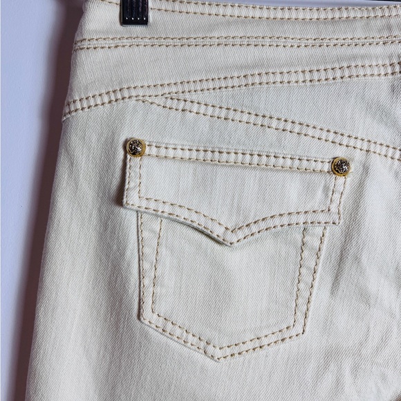 Vintage  Roberto Cavalli white Jeans with signature belt 44 - Picture 7 of 10